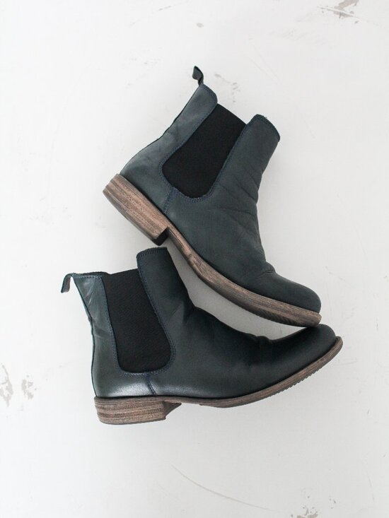 Miz Mooz Shoes - Miz Mooz Lovey Booties in Ocean size 9 - GUC